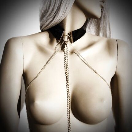 BIJOUX INDISCRETS - DÃSIR MÃTALLIQUE BLACK METALLIC NECKLACE - sexbliss - Foto 1